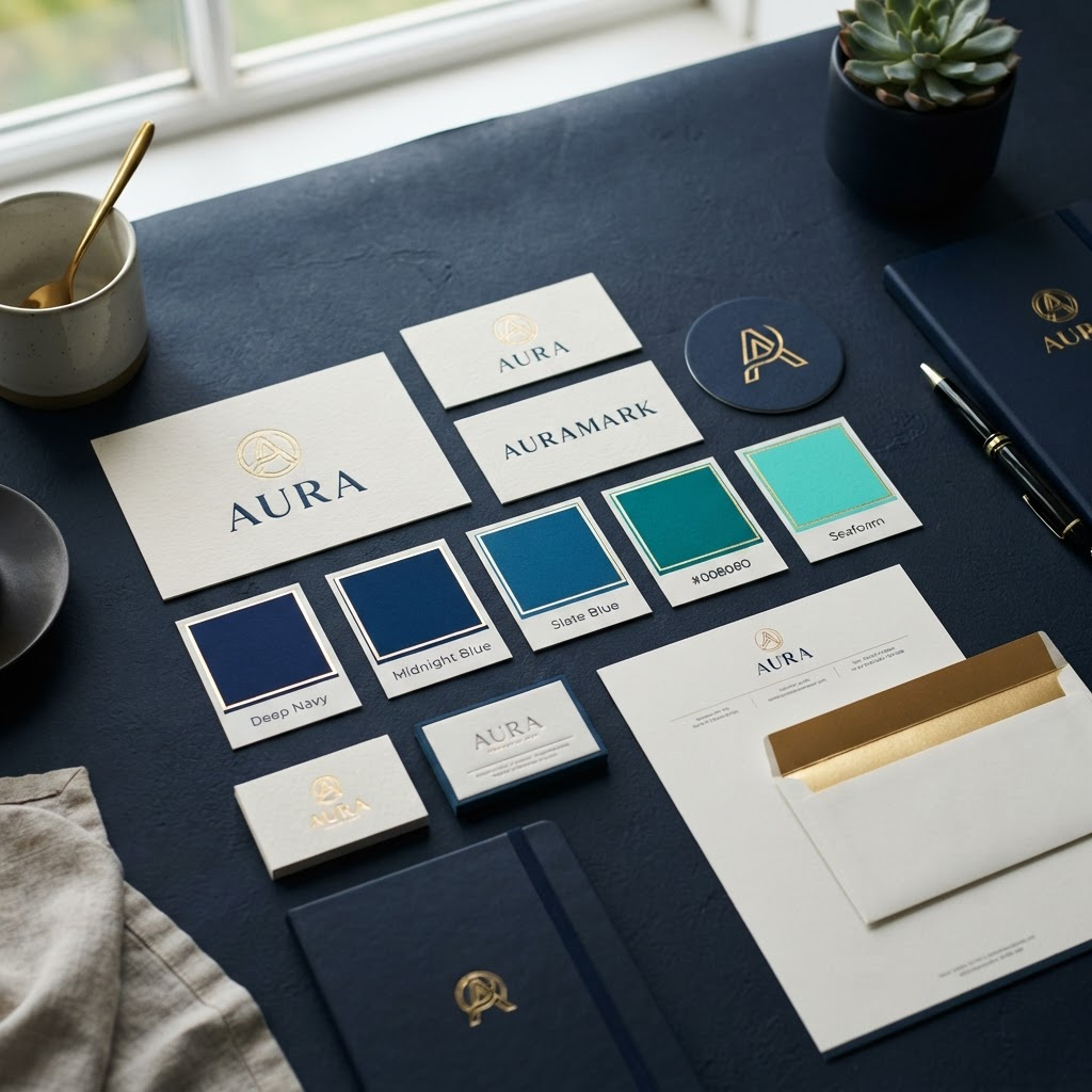 Brand identity design work
